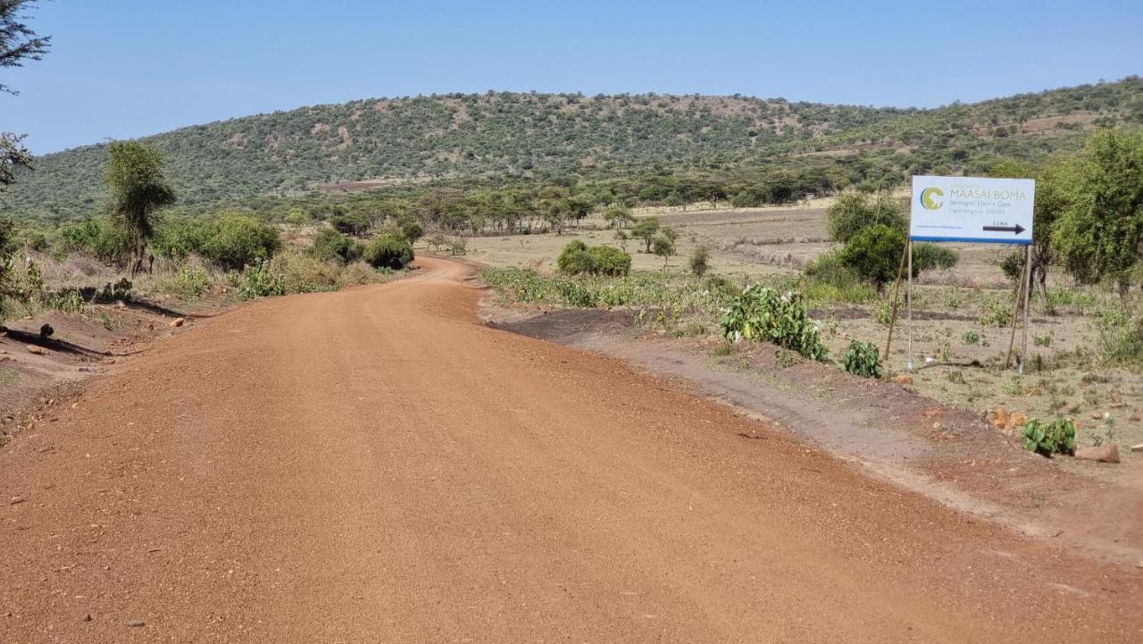 Africa Safari Maasai Boma Villa Serengeti Bagian luar foto