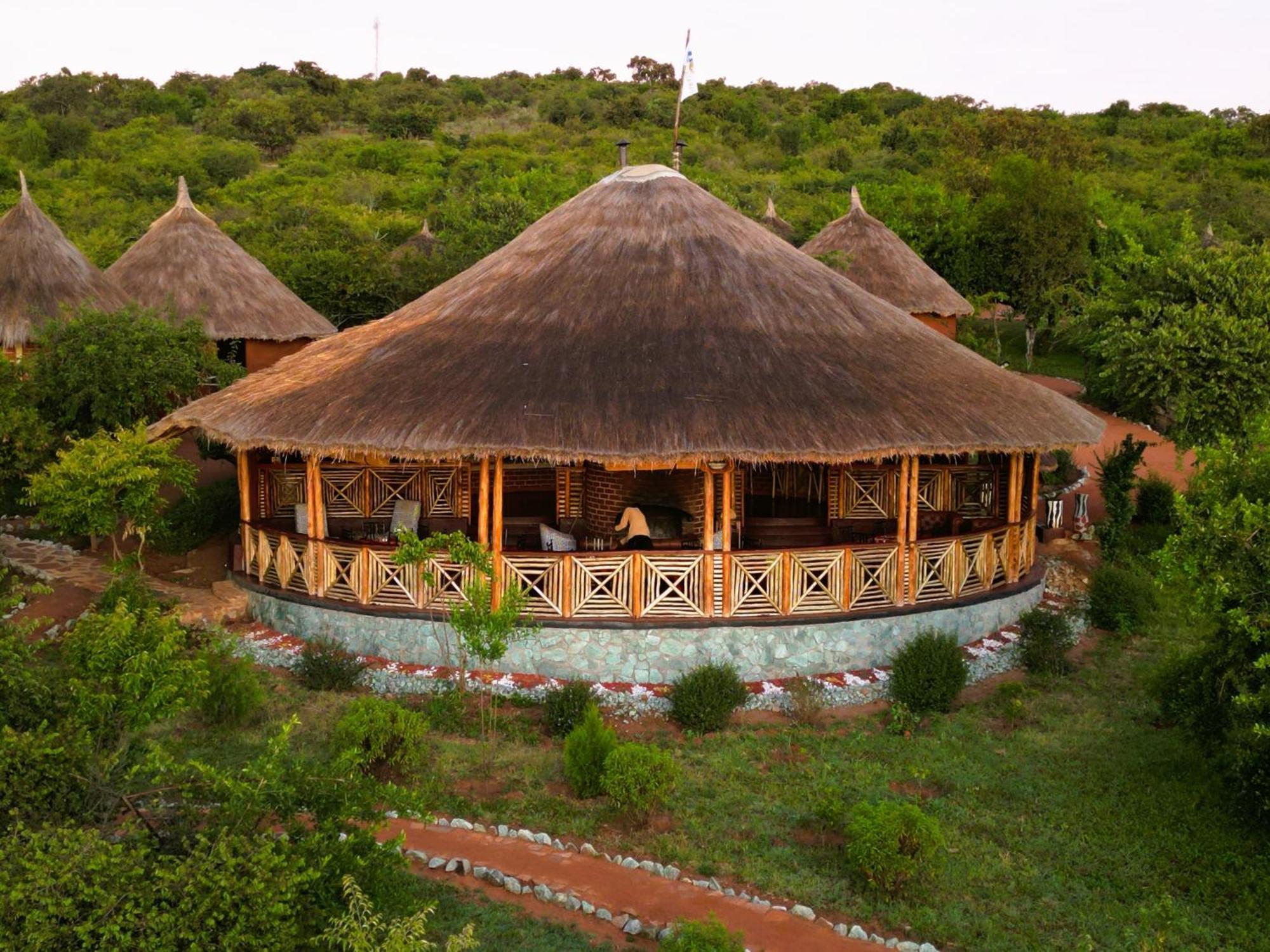 Africa Safari Maasai Boma Villa Serengeti Bagian luar foto