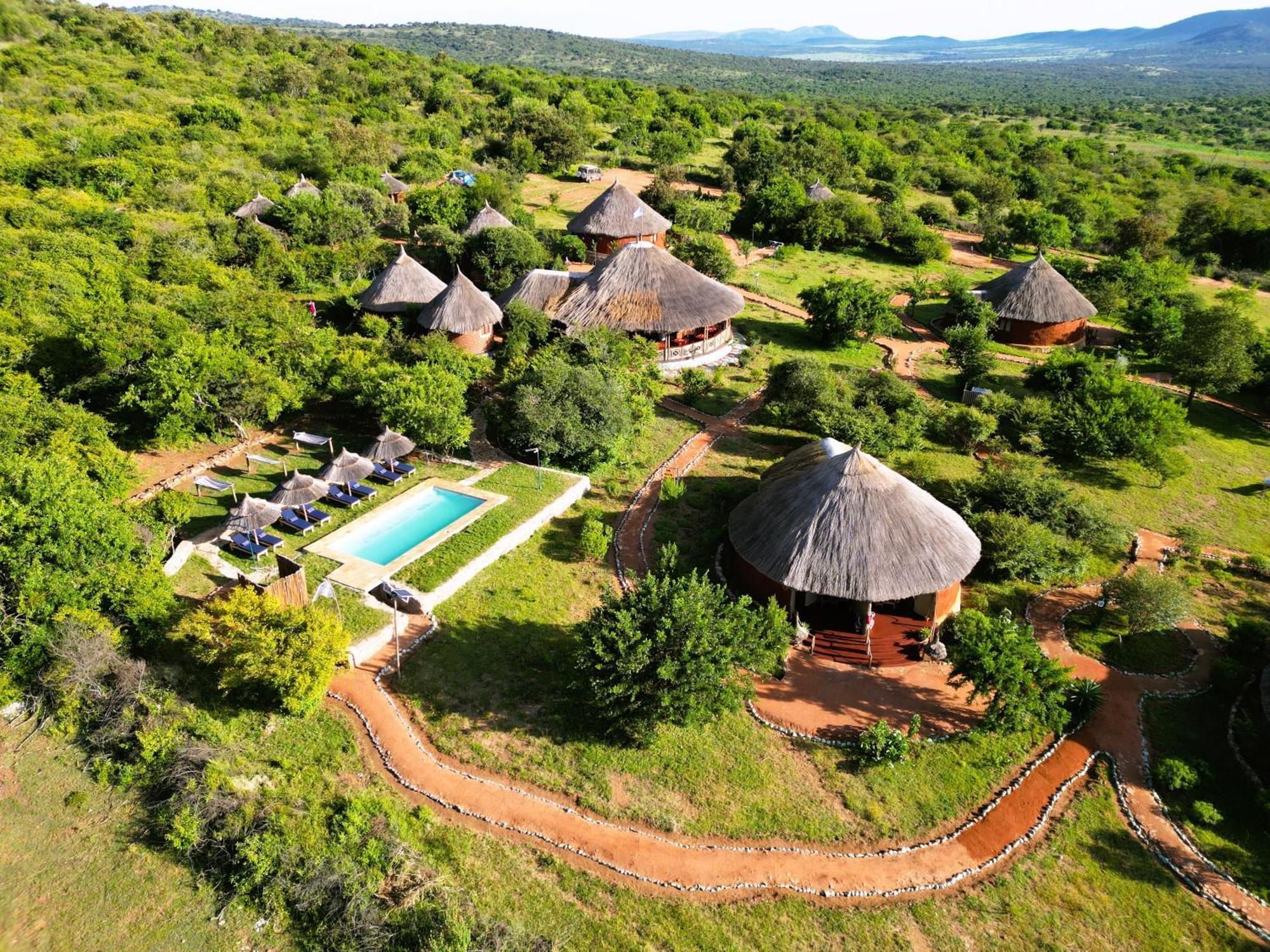 Africa Safari Maasai Boma Villa Serengeti Bagian luar foto